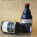 Wholesale Top Quality Pot-Bellied Glass Beer Bottle with Tin Lid